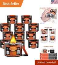 Non-Flammable Chafing Fuel Cans - 12-Pack, Resalable, 6 Hour for Safe Ca... - $39.00