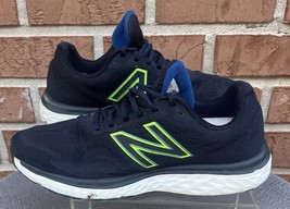 Men&#39;s New Balance 680 Fresh Foam Blue w/Green Athletic Sneaker Size 10.5D - $912.32 MXN