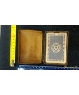 Old playing Cards game Leather box &amp; cards [GAM10124] - $61.12 CAD