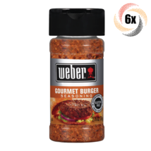 6x Shakers Weber Gourmet Burger Flavor Seasoning | 2.75oz | Gluten & MSG Free - $30.00
