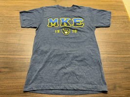 Milwaukee Brewers Men’s Blue MLB Baseball SGA T-Shirt - Small - £8.64 GBP