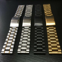 26mm Brushed Stainless Steel Metal Watch Bracelet/Strap + GIFT: Changing Tools - £20.91 GBP+
