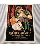 Wesco-Reltex The Son Of The Sheik MOVIE POSTER 1982 Fabric 22x29” Valentino - $748.64 MXN