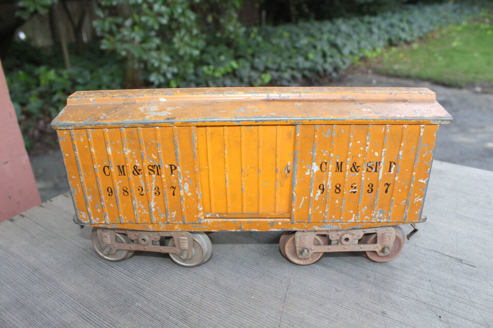 Lionel Prewar Standard Gauge #14 Orange Boxcar MFG Era. - £58.26 GBP