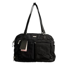 Baggallini Weekender Travel Tote Bag Fifth Avenue Nylon Black RFID Lapto... - €51,25 EUR