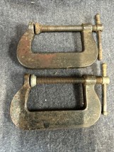 Cincinnati Tool Co. No 54 Super Jr. C Clamp Made in USA Forged Steel (Lot of 2) - £18.35 GBP