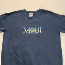 Gildan Heavy Blend MAUI HAWAII Men's Blue Cotton Blend Pullover Sweatshirt Small image 12