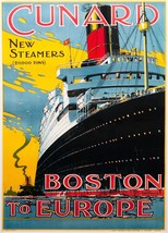 3396.Cunard New Steamers Transatlantic Ship Boat Travel POSTER.Room Art decor - £13.44 GBP+