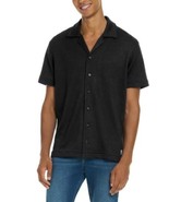 Scotch &amp; Soda Mens Shirt Black Button-Up Short Sleeves Relaxed Fit Sprea... - $59.64 CAD