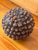 Large Round Pine Cone Decorator Ball – 4.5 inches in diameter – - £8.17 GBP