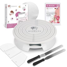 Cake Decorating Ket With E-Book - Cake Decorating Supplies Kit With Cake Turner  - £30.27 GBP