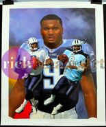 Steve McNair Tennessee Titans NFL Football Art Original Oil Painting 1 - $5,255.70 CAD