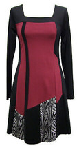 Maloka: Colored Diamond Twist Dress - £77.08 GBP