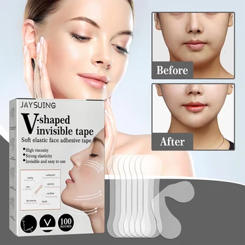 60pcs V-lift Invisible Face Lift Sticker Face Lift Breathable Patch Anti Wrinkle - £18.78 GBP