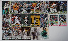 2018 Topps Update Athletics Master Team Set of 19 Baseball Cards With Inserts - £7.86 GBP