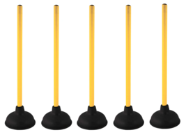 Plumb Pak PP845-6 Toilet and Drain Dual Plunger, 6&#39;&#39; D Cup x 18&#39;&#39; L in. ... - $74.24