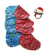 Eco Friendly All Purpose Cleaning Cloths Handmade Reusable Penguin Snowf... - $24.00