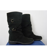 Route 66 Black Leather Pull on Boots (Size 6) New - $25.00