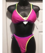 Women Juniors Bikini  Romwe 2 Piece Pink Neon Large - $246.89 MXN