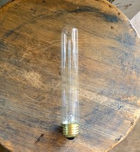 LOT: 4 Long Tubular Light Bulb, 60w Vintage Edison Style Filament Clear ... - £18.99 GBP