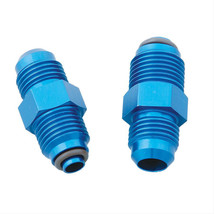 TPI Swap Tuned Port Camaro Trans Am Fuel Rail Adapter Fittings 6 AN BLUE - £27.89 GBP
