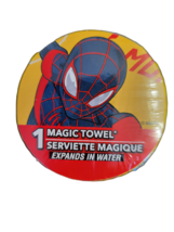 Peachtree Playthings Marvel Black Spiderman Magic Towel Washcloth - $5.99