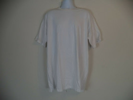 Men&#39;s White Cottonnet Supreme Crew Neck Shirt. 3XL. 100% Cotton. - £14.21 GBP