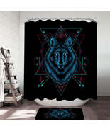 Native Spirit Blue Wolf Shower Curtain - $370.77 MXN+