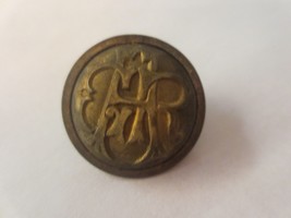 Civil War Monogram Metal Button GAR Grand Army of Republic Dull Shine - £1.95 GBP