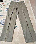 Polo Ralph Lauren Chino Pants Mens SZ 35X32 Flat Front Gray Green Classi... - £14.41 GBP