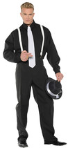 Underwraps Men&#39;s Mobster Costume - Gangster Black - £71.67 GBP