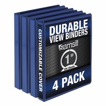 Samsill Durable .5 Inch Binder, Made in the USA, Round Ring Customizable... - $49.61+