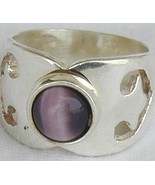 Purple cat eye ring - $530.59 MXN