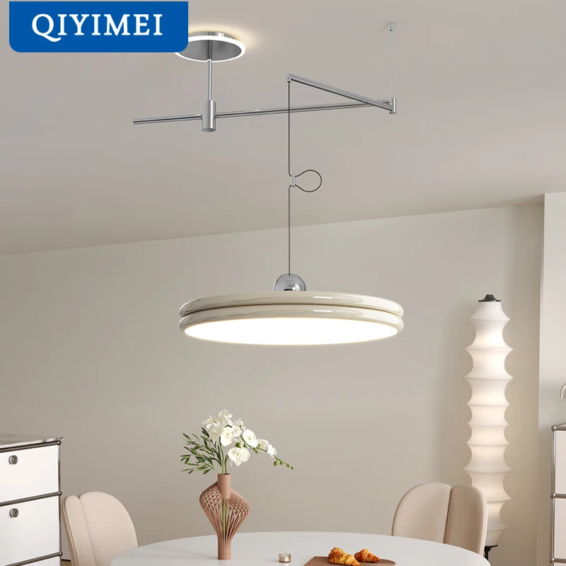 Ern chandelier lights for dining island table led pendant lights cord indoor loft swing thumb200