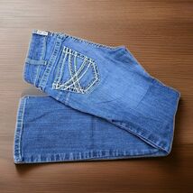 ARIAT Real Denim Marine Jeans Womans Size 29S Mid-Rise Bootcut Western A3 - $25.99