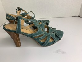Cloud Walkers Womens Sz 10 W Green Heel Shoes Antoinette - £20.39 GBP