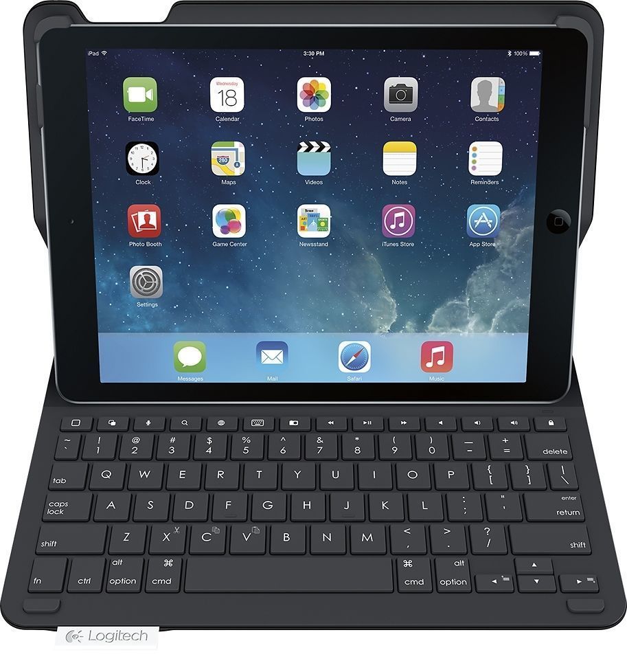 Logitech Type+ Wireless Keyboard Folio Cover Case for Apple iPad 6 2018 A1893, A - £30.80 GBP