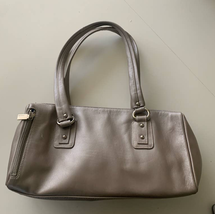 Perlina New York Handbag, Purse, Pocketbook, Silver/Taupe - £57.75 GBP