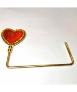 Nifty little heart-shaped item that holds your purse at the table~keep i... - €12,63 EUR
