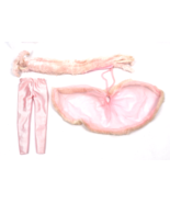 Vintage Barbie Pretty n Pink Doll Clothes Outfit 3551 Skirt Fur Cape Acc... - €18,00 EUR