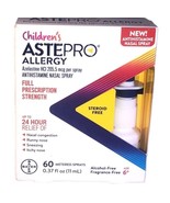 1 Box Children’s ASTEPRO ALLERGY Antihistamine Nasal Spray Relief 60 Spr... - $3.84