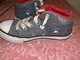 CONVERSE ALL STAR ~ Youth Gray Shoes Low Top Chuck Taylor Junior ~ 12 - $15.85