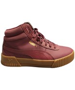 PUMA Carina Mid Gum Sole Comfort Sneakers Womens US 8 Burgundy Black 373... - $44.34