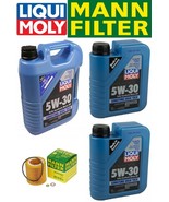 Oil Change Kit w/LiquiMoly 5W-30 + MANN Filter HU816x compatibility belo... - $2,143.20 MXN