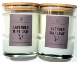 2 Pack Chesapeake Bay Candle Lavender Mint Leaf Essential Oils 8.8 Oz - $25.99