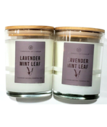 2 Pack Chesapeake Bay Candle Lavender Mint Leaf Essential Oils 8.8 Oz - £20.71 GBP