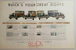 1930 Print Ad Buick Cars 4 Models Shown General Motors - $22.86