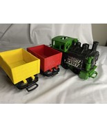 Vintage Remco Mighty Casey Toy Train &amp; Cars Untested - £23.39 GBP