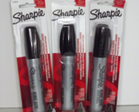 3 Packs Sharpie King Size Large Chisel Tip Permanent Marker Black 15101P... - £14.02 GBP