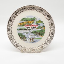 Lake George New York US Souvenir Collector Plate 9&quot; Vintage 1960&#39;S - $14.82